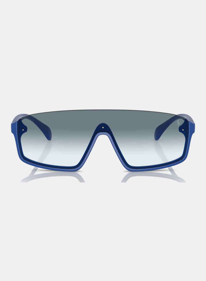 POLO RALPH LAUREN Semi-Rimless Shield Sunglasses 4211U 596219 - Image 5